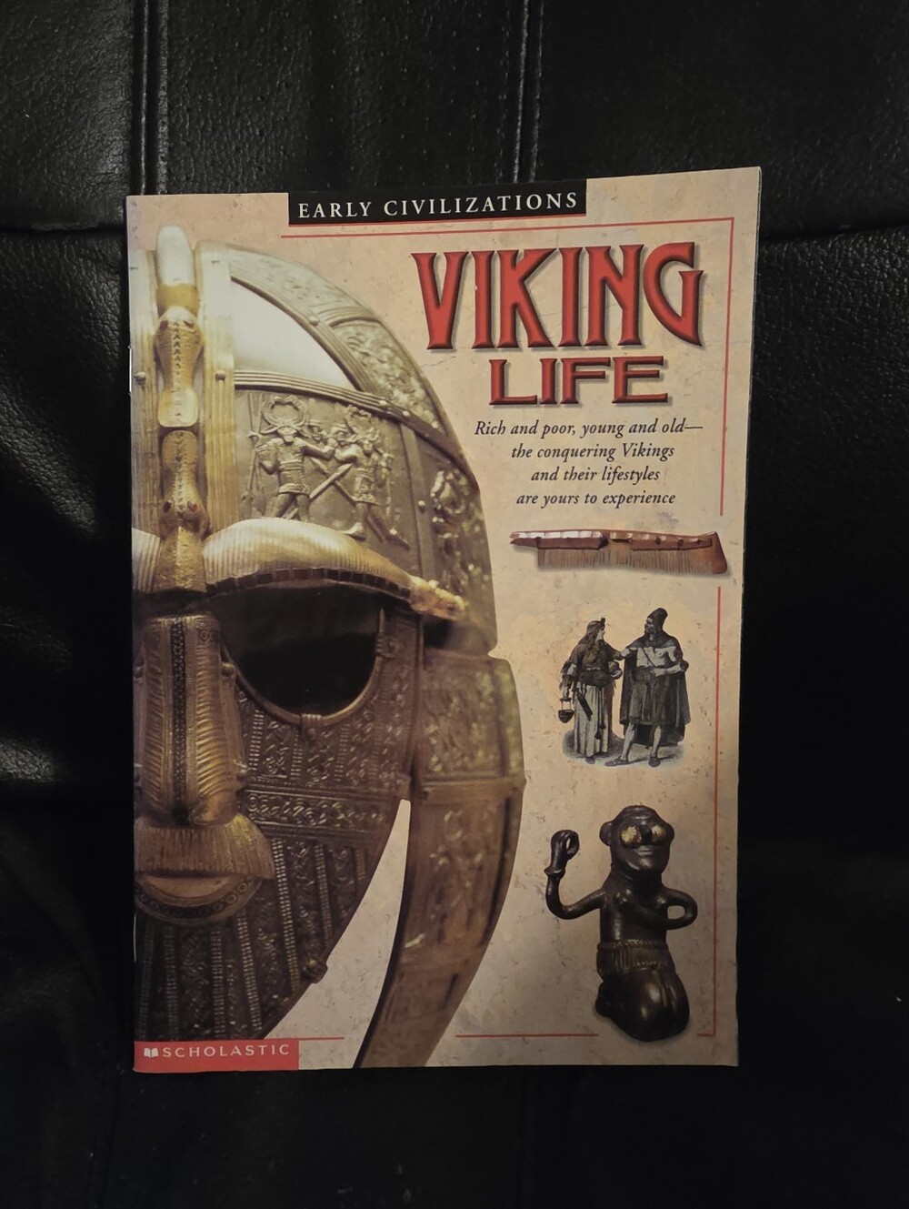 Viking Life Early Civilization Scholastic PB Book  2000